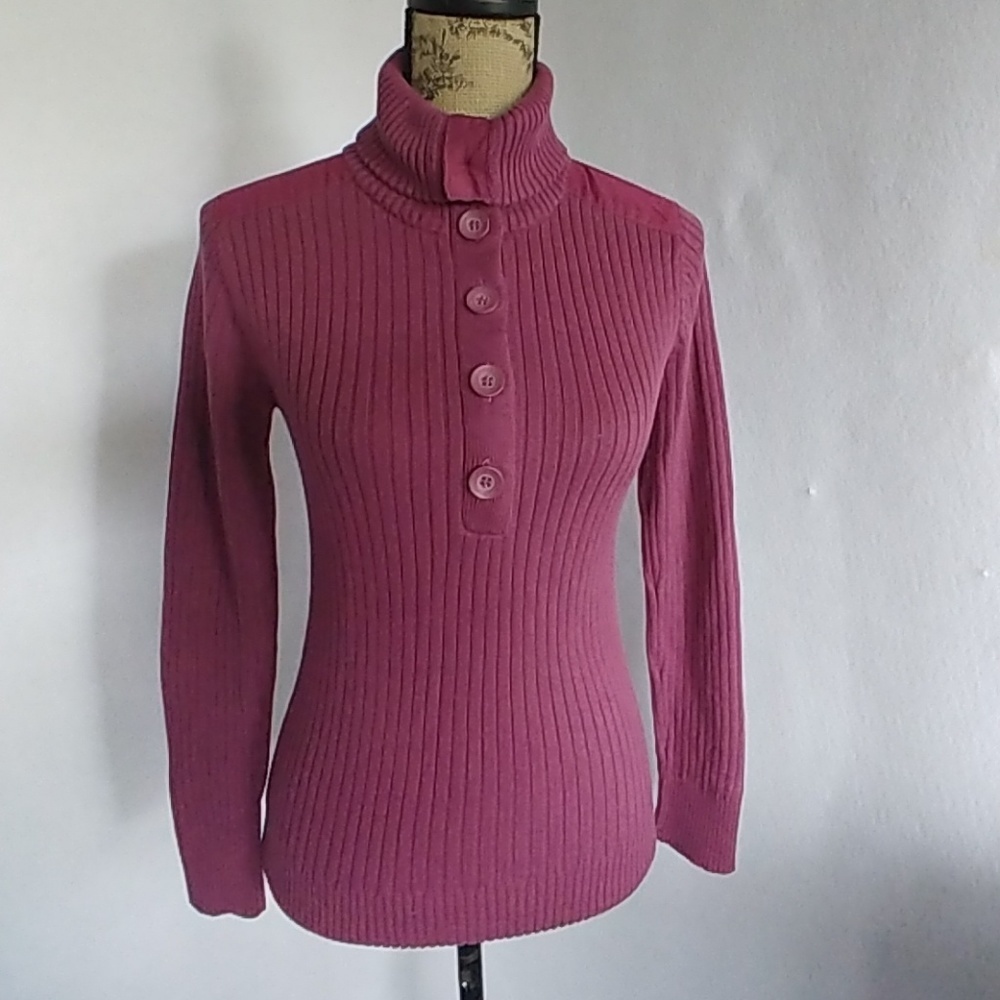 Calvin Klein Women's Cotton Ribbed Sweater